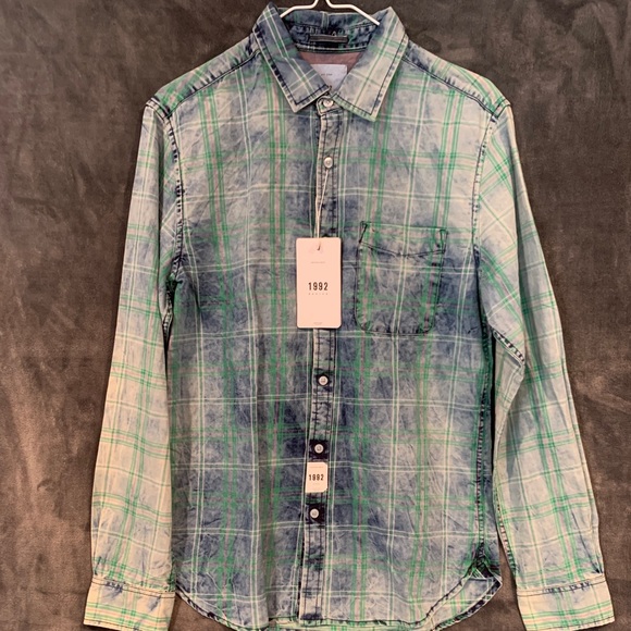 zip code 1992 Button Down Shirt - Picture 1 of 4